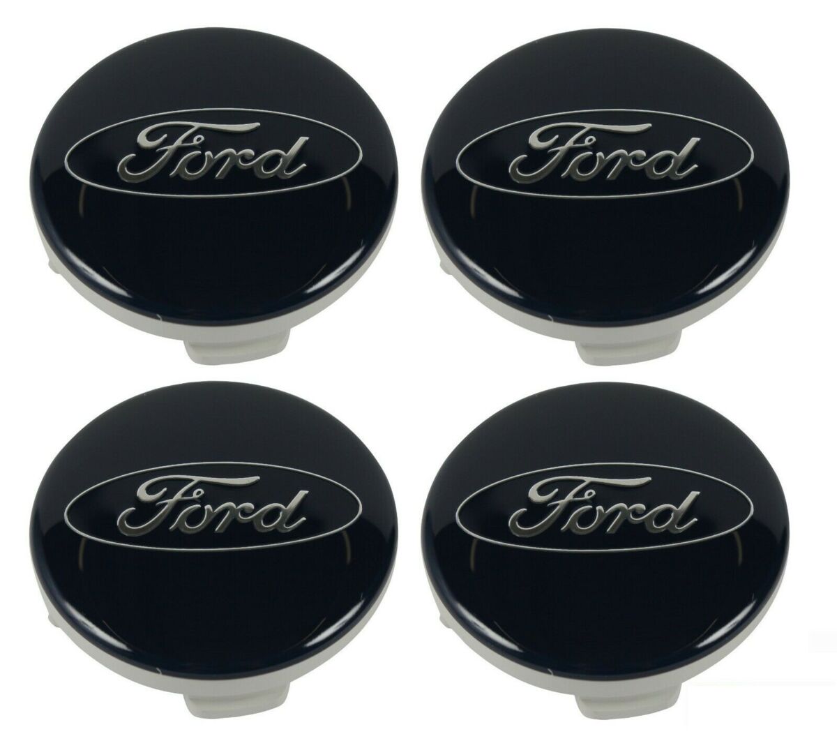NEW GENUINE FORD FIESTA FOCUS C-MAX KA KUGA S-MAX ALLOY WHEEL CENTER CAP 4PCS