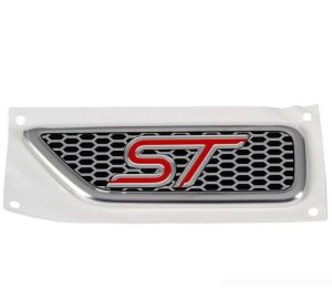 NEW GENUINE FORD FOCUS 08- FRONT WING FENDER ST BADGE EMBLEM LEFT N/S 1520892