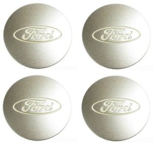 NEW GENUINE FORD RANGER 2011- ALLOY WHEEL SILVER CENTER CAP COVER 4PCS SET