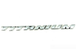 NEW GENUINE FORD MONDEO ESTATE 14- REAR CHROME TITANIUM INSCRIPTION BADGE EMBLEM 1788504