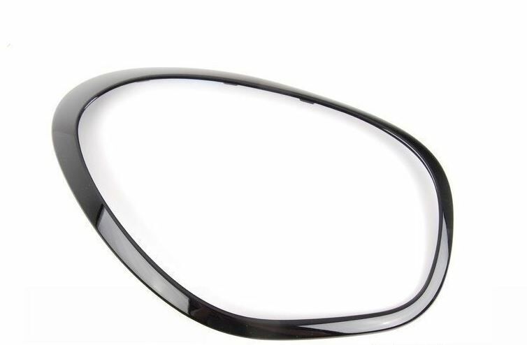 NEW GENUINE MINI PACEMAN R61 JCW GLOSS BLACK HEAD AND TAIL LIGHT SURROUNDS SET - Image 3