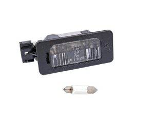 BMW NEW GENUINE E93 E70 E71 NUMBER PLATE LIGHT LENS WITH BULB 63267176934 + 63217160805