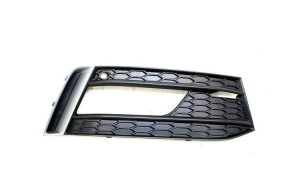 NEW GENUINE AUDI A1 15-18 FRONT BUMPER PLATINUM GREY FOG LIGHT GRILL RIGHT O/S 8XA807648A1RR