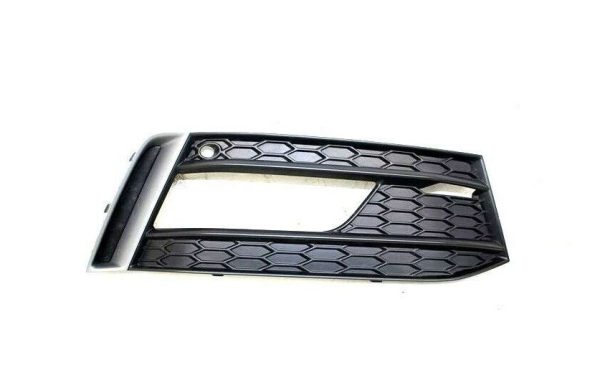 NEW GENUINE AUDI A1 15-18 FRONT BUMPER PLATINUM GREY FOG LIGHT GRILL RIGHT O/S 8XA807648A1RR