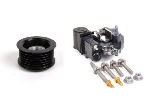 BMW NEW GENUINE E60 E61 E63 E64 E65 E53 ALTERNATOR VOLTAGE REGULATOR WITH PULLEY