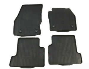 NEW GENUINE FORD KUGA MK2 FRONT AND REAR BLACK RUBBER FLOOR MATS SET RHD 1928463