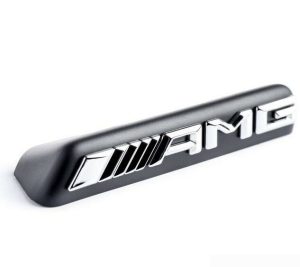 NEW GENUINE MERCEDES BENZ C W205 C43 AMG FRONT BUMPER CENTER GRILLE AMG BADGE A2058174901