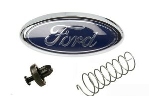 NEW GENUINE FORD C-MAX FOCUS KUGA MONDEO TRANSIT BADGE WITH SPRING AND CLIP SET