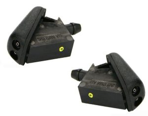 NEW GENUINE FORD FIESTA 01-08 FRONT WINDSCREEN WASHER JET KIT 2PCS 1442176