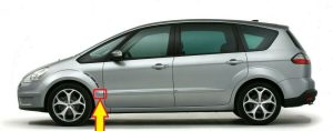 NEW GENUINE FORD GALAXY S-MAX 06-15 FRONT WING MOULDING TRIM PRIMED LEFT N/S 1806467