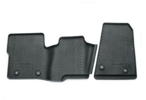 NEW GENUINE FORD TRANSIT MK8 FRONT BLACK RUBBER FLOOR MATS SET RHD 2047030
