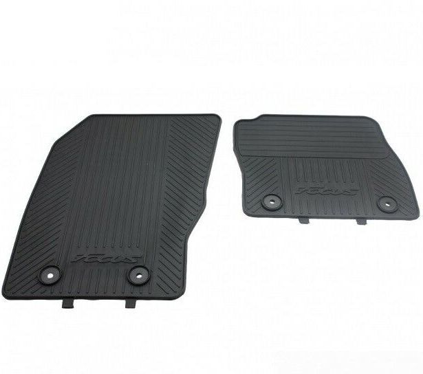 NEW GENUINE FORD FOCUS 15- FRONT BLACK RUBBER FLOOR MATS RHD 1914008
