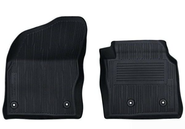 NEW GENUINE FORD TRANSIT CONNECT FRONT BLACK RUBBER FLOOR MATS SET RHD 2263239