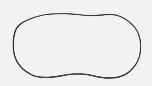 NEW GENUINE BMW Third Brake Light Gasket 63258389735