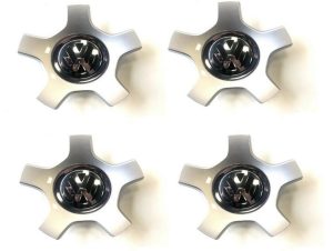 NEW GENUINE VOLKSWAGEN PASSAT 08-11 4 PCS ALLOY WHEEL CENTER CAP SET 3C0601149R8Z8