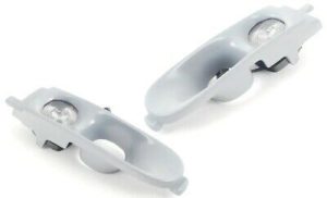 NEW GENUINE PORSCHE 993 ACTIVE COOLING SYSTEM AIR DUCT GRILLS PAIR SET 99363198001 + 99363198000
