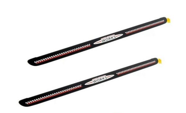 MINI NEW GENUINE F56 F57 JCW SIDE SILLS DOOR ENTRANCE COVER PLATES 2 PCS