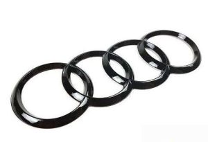 NEW GENUINE AUDI A3 S3 RS3 13- SPORTBACK REAR TRUNK BLACK AUDI BADGE EMBLEM 8V4853742AT94