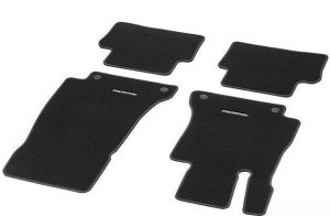 NEW GENUINE MERCEDES BENZ E CLASS W213 BLACK FLOOR MATS FRONT REAR SET LHD A21368035059J74