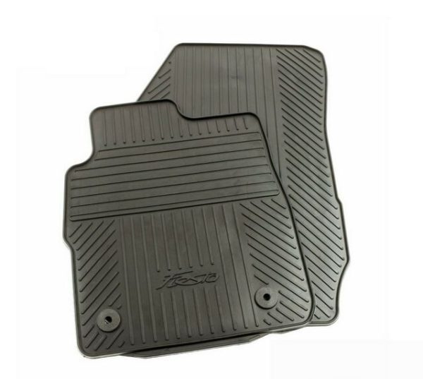 NEW GENUINE FORD FIESTA 2011-2017 FRONT BLACK RUBBER FLOOR MATS RHD 1946805