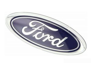NEW GENUINE FORD FIESTA MK6 2001-2008 FRONT GRILLE OVAL FORD BADGE EMBLEM 1140508