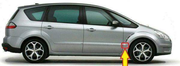 NEW GENUINE FORD GALAXY S-MAX 06-15 FRONT WING MOULDING TRIM PRIMED RIGHT O/S 1806466 - Image 3