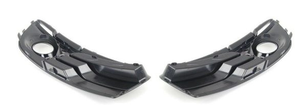 NEW GENUINE AUDI Q5 2013-2016 FRONT LEFT RIGHT BUMPER GRILL FOG LIGHT BLACK SET - Image 4