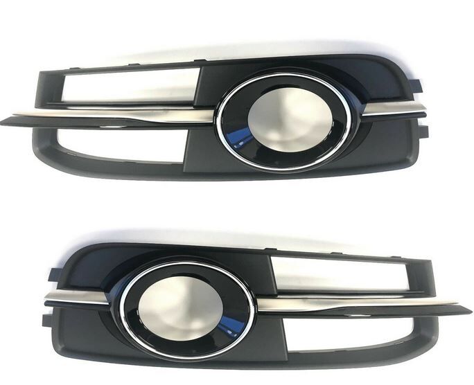 GENUINE AUDI A6 ALLROAD 13-17 FRONT BUMPER LOWER RIGHT LEFT AIR GUIDE GRILL SET