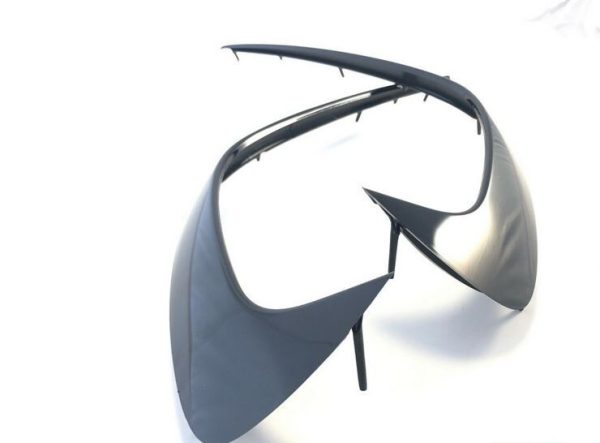 NEW GENUINE MERCEDES A W176 2015- AMG FRONT BUMPER BLACK FLICKS AND GRILLS SET - Image 3