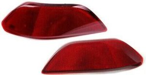 NEW GENUINE PORSCHE CAYENNE 11-18 REAR BUMPER LIGHT REFLECTOR LEFT RIGHT PAIR 958945106 + 958945105