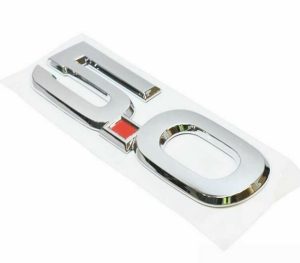 NEW GENUINE FORD MUSTANG 15- FRONT FENDER CHROME 5.0 INSCRIPTION BADGE RIGHT O/S 5311262