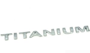 NEW GENUINE FORD MONDEO S-MAX GALAXY FIESTA REAR TRUNK TITANIUM CHROME BADGE 1719464