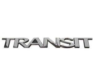 NEW GENUINE FORD TRANSIT 2000-2014 BACK DOOR TRANSIT INSCRIPTION BADGE 1666170
