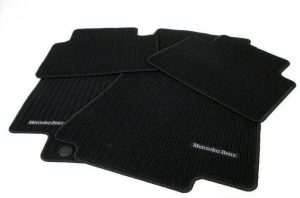NEW GENUINE MERCEDES BENZ A CLASS W169 C169 BLACK FLOOR MATS FRONT REAR SET LHD B66359156