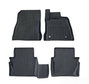 NEW GENUINE FORD FIESTA 2017- FRONT AND REAR BLACK RUBBER FLOOR MATS SET RHD