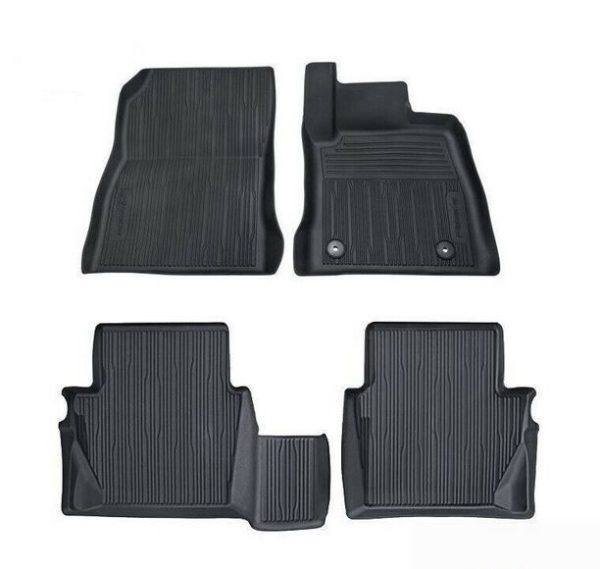 NEW GENUINE FORD FIESTA 2017- FRONT AND REAR BLACK RUBBER FLOOR MATS SET RHD