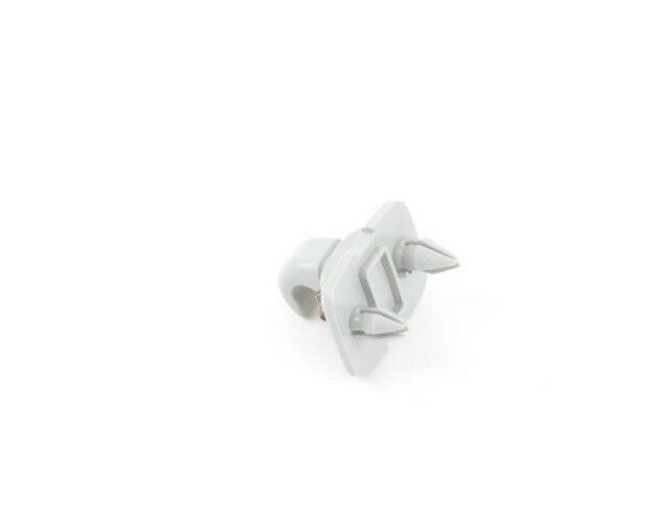 NEW GENUINE AUDI A1 A3 A4 A5 Q3 Q5 TT SUN VISOR CLIP HOLDER SILVER 8W0857562A 1Y - Image 2