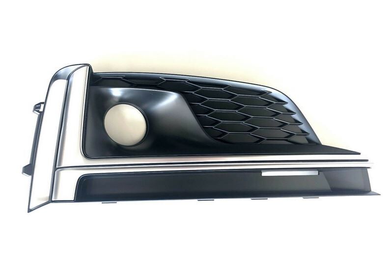 NEW GENUINE AUDI S5 2017-2018 FRONT BUMPER O/S RIGHT FOG GRILL 8W6807682L RU6 - Image 3