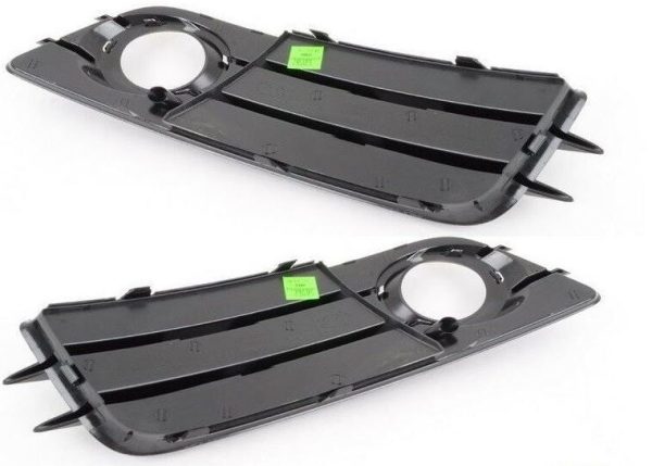 AUDI GENUINE A4 B8 08-12 S-LINE BUMPER O/S RIGHT N/S LEFT FOG LIGHT GRILL SET - Image 3
