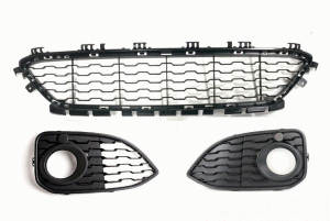 NEW GENUINE BMW 1 F20 F21 LCI 15-17 FRONT M SPORT BUMPER LOWER GRILL SET KIT