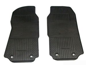 NEW GENUINE FORD TRANSIT MK6 MK7 FRONT BLACK RUBBER FLOOR MATS 1446492