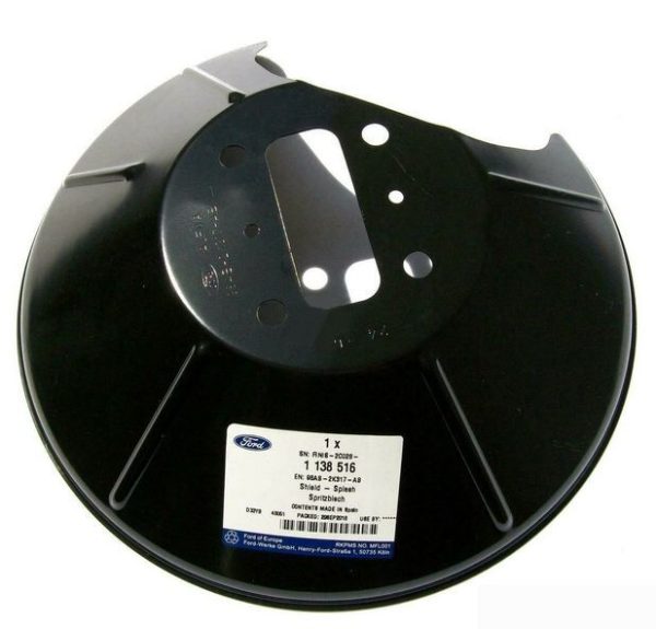 NEW GENUINE FORD FOCUS 98-05 FIESTA 04-08 REAR BRAKE DISC SPLASH GUARD LEFT N/S 1138516