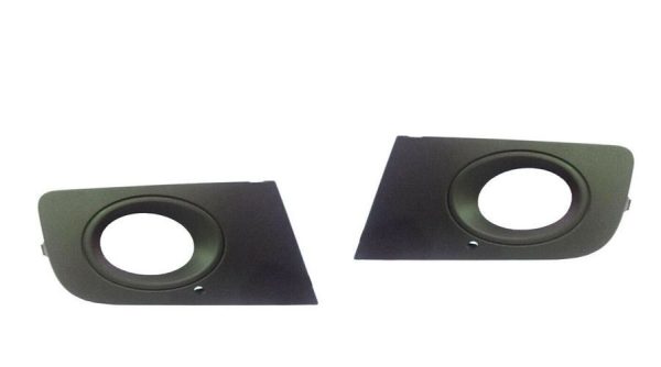NEW GENUINE VW AMAROK FRONT BUMPER FOG LIGHT GRILL COVERS PAIR SET N/S + O/S - Image 2