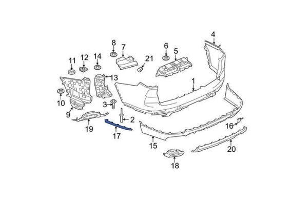 NEW GENUINE BMW G07 X7 30dX 40iX 50iX SAV REAR MOULDINGS PAIR SET LEFT RIGHT - Image 2