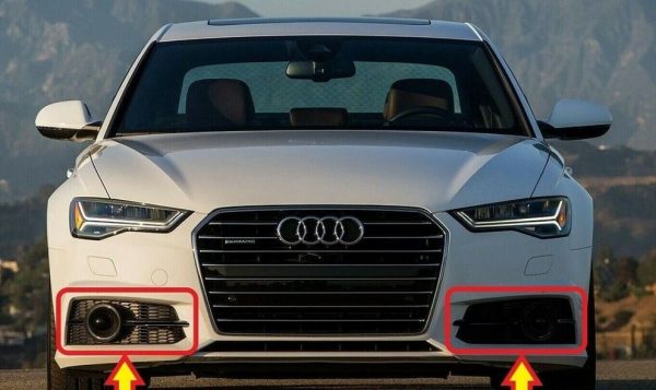 NEW GENUINE AUDI A6 C7 2015-2017 S-LINE FRONT BUMPER LOWER GRILLS LEFT RIGHT SET - Image 3