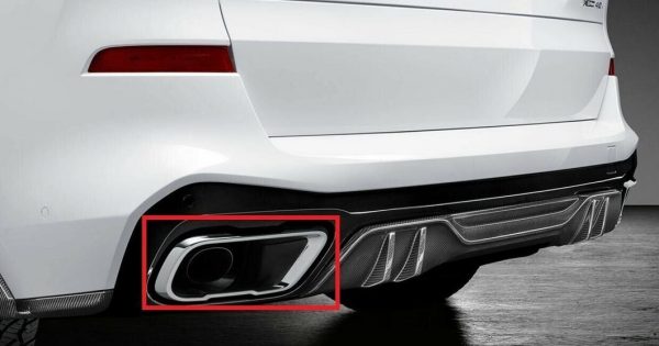 NEW GENUINE BMW X5 G05 G07 X5 50iX X7 SAV TRIM EXHAUST TAILPIPE PAIR SET - Image 2