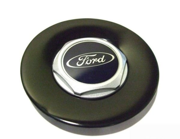 NEW GENUINE FORD FIESTA ST500 PANTHER BLACK ALLOW WHEEL CENTER CAP COVER 4PCS - Image 3