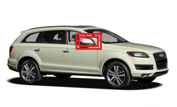 NEW GENUINE AUDI Q5 2009-2016 O/S RIGHT DOOR SIDE MIRROR CAP TRIM PRIMED 8R0857528GRU - Image 3