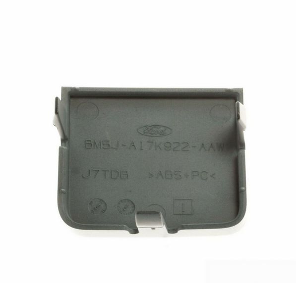 NEW GENUINE FORD FOCUS 11-15 REAR BUMPER SKIRT TOW HOOK EYE COVER CAP PRIMED 1759557 - Image 3