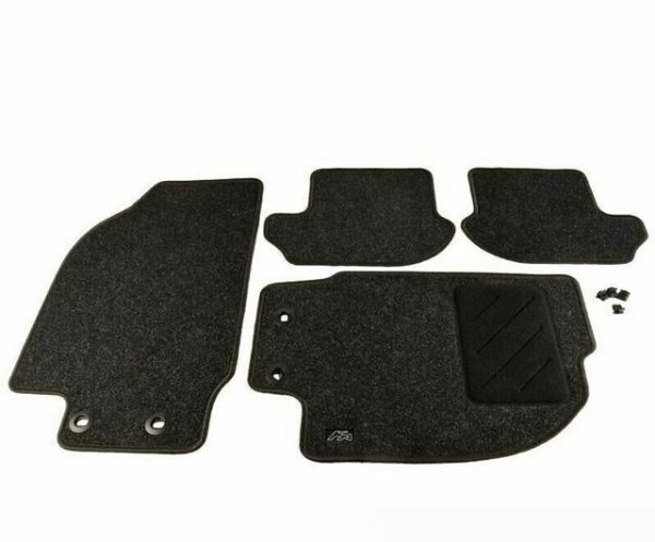 NEW GENUINE FORD KA 2003-2008 FRONT AND REAR BLACK FLOOR CARPET MATS RHD 1229783 - Image 3